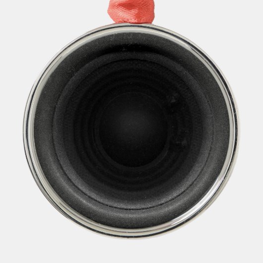 stereoluidspreker metalen ornament (Voorkant)