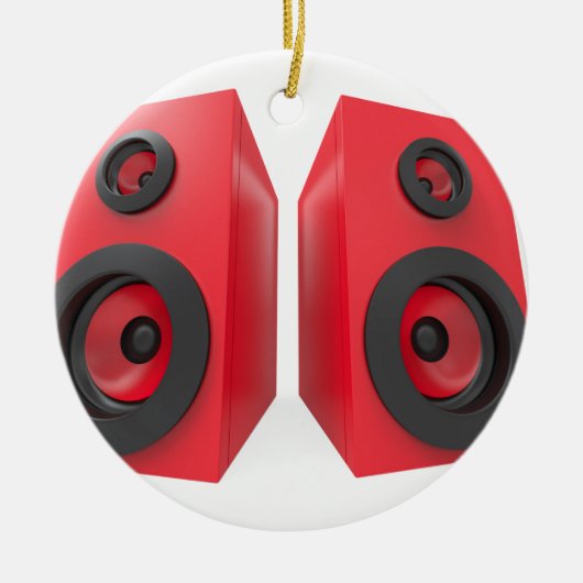 Stereoluidsprekers Keramisch Ornament (Voorkant)