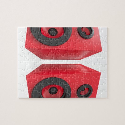 Stereoluidsprekers Legpuzzel (Horizontaal)