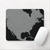 Stereoscopisch uitzicht van Noord-Amerika 2 Muismat (Met muis)