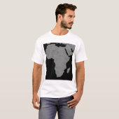 Stereoscopisch uitzicht van Noord-Amerika T-shirt (Voorkant volledig)