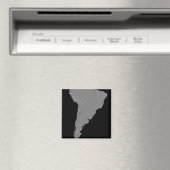 Stereoscopisch uitzicht van Zuid-Amerika Magneet (Insitu (Vaatwasser))