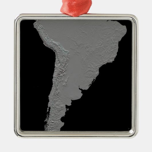 Stereoscopisch uitzicht van Zuid-Amerika Metalen Ornament (Voorkant)