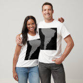Stereoscopisch uitzicht van Zuid-Amerika T-shirt (Unisex)