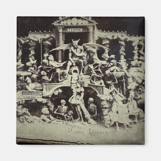 stereoview maakt de duivels tegen elkaar af magneet (Voorkant)