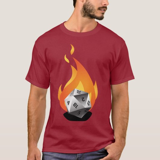 Sterf in brand (D.I.A.F.) T-shirt (Voorkant)