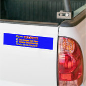 Sterfte - Gehydrogeneerd fructoseontwerp Bumpersticker (Op Truck)