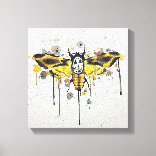 Sterftekoppootwerk Canvas Afdruk (Voorkant)