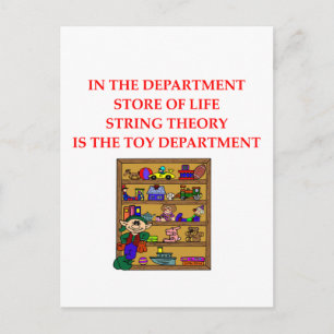 STERFtheorie-cadeaus Briefkaart