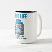 Steriele verwerkingstechniek Scrub Life Mok (Voorkant rechts)