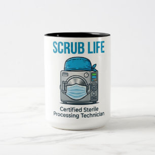 Steriele verwerkingstechniek Scrub Life Mok