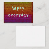 Sterk, 3,5 x 2,5-inch Visitekaartje (Voorkant / Achterkant)