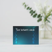 Sterk, 3,5 x 2,5-inch Visitekaartje (Staand voorkant)