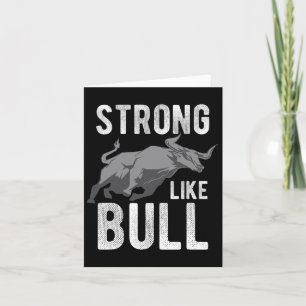 Sterk als een Bull Powerlift Bodybuilding 2 Kaart