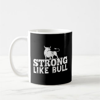 Sterk als een bull Powerlift Bodybuilding Koffiemok
