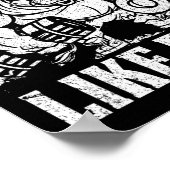 Sterk als een bull Powerlift Bodybuilding Poster (Hoek)