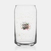 Sterk als een moeder blikvorm glas (Achterkant)