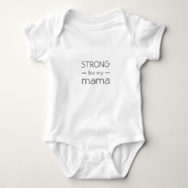 Sterk als mama Baby Bodysuit