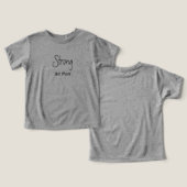 Sterk Als Moeder T-Shirt (Ontwerp Voorkant & Achterkant)