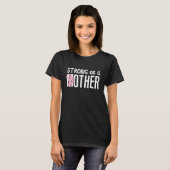 Sterk als moeder t-shirt (Voorkant volledig)