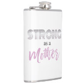 Sterk als Moederdag-gift-fles Heupfles (Rechts)