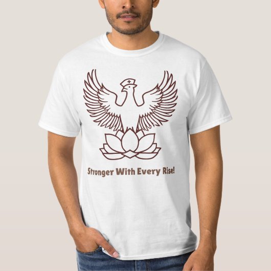 Sterk bij elke opkomst - Phoenix Nurse Design T-shirt (Voorkant)