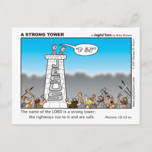 Sterk briefkaart Tower