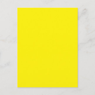 Sterk briljante gele kleur briefkaart