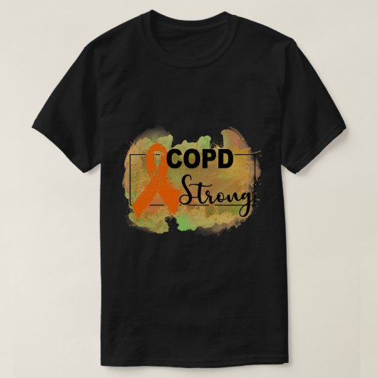 Sterk COPD-bewustzijn T-shirt (Design voorkant)