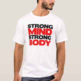 Sterk denkkrachtig lichaam t-shirt