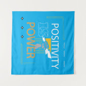 Sterk en gemotiveerd design wandkleed (Voorkant (horizontaal))