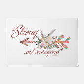 Sterk en moedig deurmat (Voorkant)