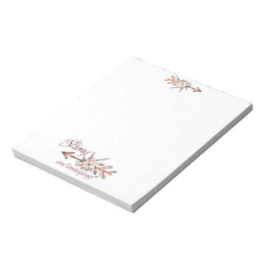 Sterk en moedig notitieblok (Gedraaid)