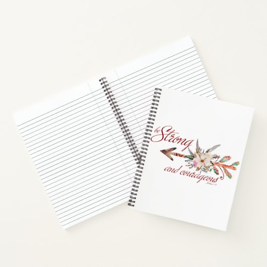 Sterk en moedig notitieboek (Binnen)