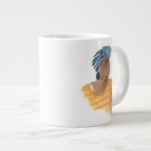 Sterk en mooi extra grote beker (Voorkant rechts)