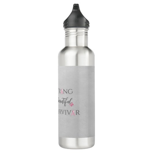 Sterk en mooi | Overlevende borstkanker Waterfles (Rechts)