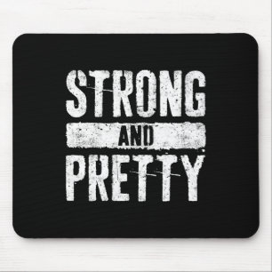 Sterk en Shirt Mannen Vrouwen Strongman Gym Wo Muismat
