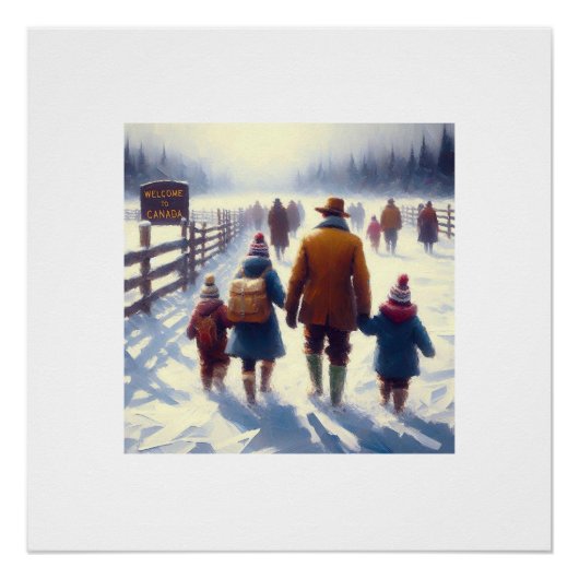 Sterk en vrij Canada, Perfect Poster (Voorkant)