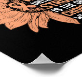 Sterk is de enige keuze voor baarmoederhalskanker poster (Hoek)