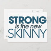 Sterk is de nieuwe sluier briefkaart (Voorkant / Achterkant)