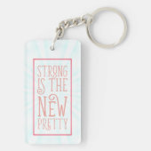 Sterk is het nieuwe  sleutelhanger (achterkant)