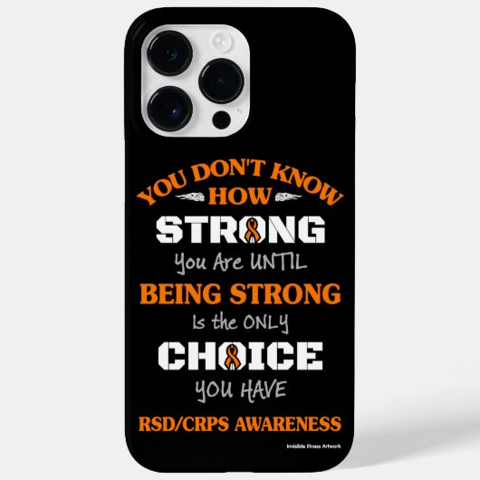 Sterk/Keuze 2...RSD/CRPS Case-Mate iPhone Case (Achterkant)