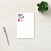 Sterk/keuze...Borstkanker Post-it® Notes (Kantoor)