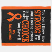 Sterk/Keuze...MS Fleece Deken (Voorkant (Horizontaal))