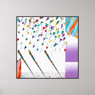 Sterk. Kort. Veel energie Canvas Afdruk