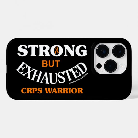 STERK maar uitgeput...CRPS Case-Mate iPhone Case (Achterkant (horizontaal))