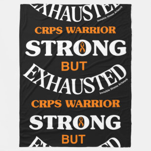 STERK MAAR UITGEPUT...CRPS FLEECE DEKEN