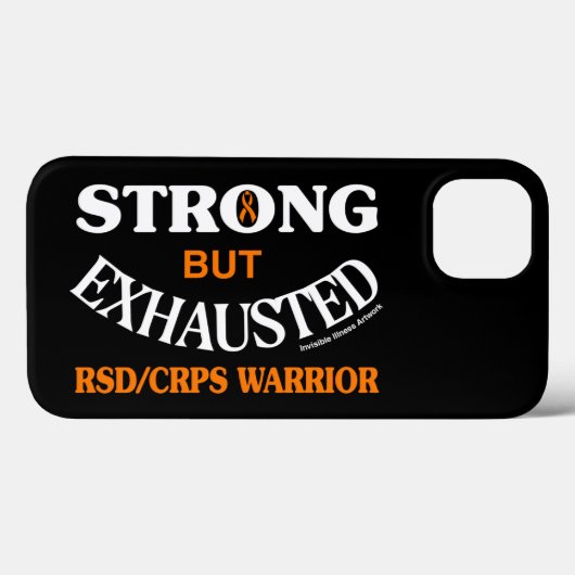 STERK MAAR UITGEPUT...RSD/CRPS Case-Mate iPhone CASE (Achterkant (horizontaal))