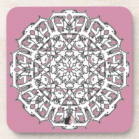 Sterk octa Glyph Dawn Onderzetter (Voorkant)