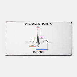 Sterk ritme binnenin elektrocardiogram hartslag bureaumat